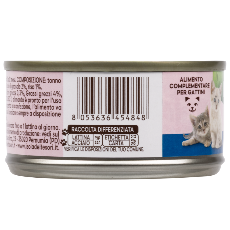 Naturalpet Prime Orme Kitten Tonno 70gr