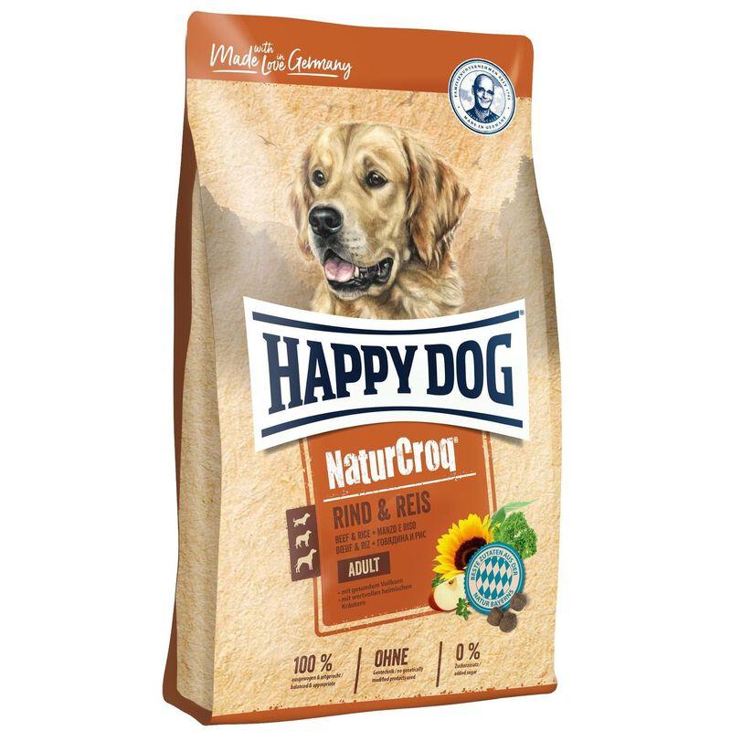 Happy Dog NaturCroq Manzo e riso 12 kg