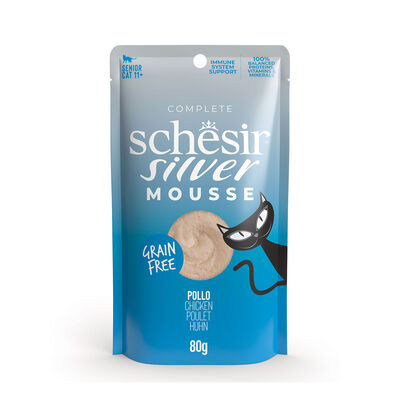 Schesir Silver Cat Senior Mousse Pollo 80 gr