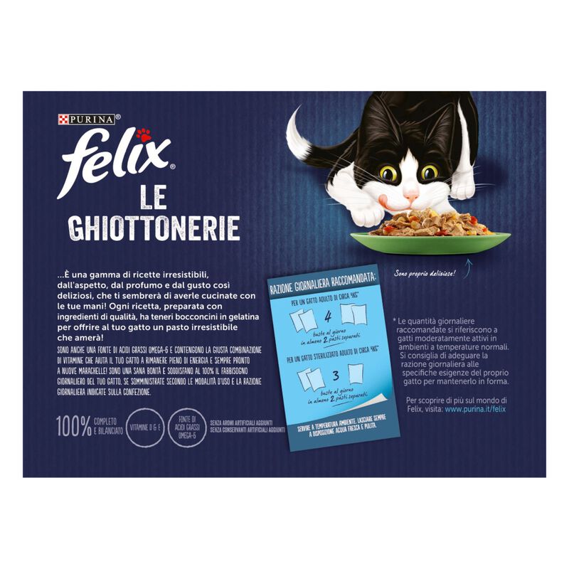 Felix Le Ghiottonerie Cat Selezioni con verdure 12 x 85 gr