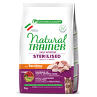 Natural Trainer Cat Adult Sterilised Tacchino 3 kg