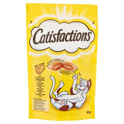 Catisfactions Snack Cat Formaggio 60 gr