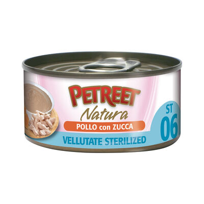 Petreet Cat Vellutate Sterilized Pollo con zucca 70 gr