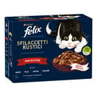 Felix Sfilaccetti Rustici Farm Selection Manzo Pollo Anatra Tacchino 12x80gr