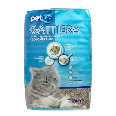 Petup Lettiera gattiera agglomerante 20 kg