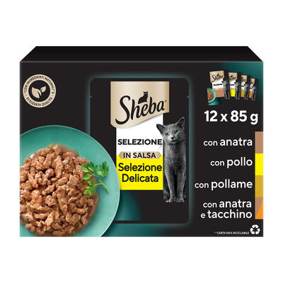 Sheba Cat Selezione Delicata in salsa 12x85 gr