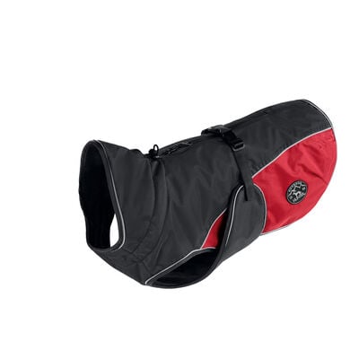 Hunter Impermeabile per cani Uppsala Cozy nero e rosso tg. 35
