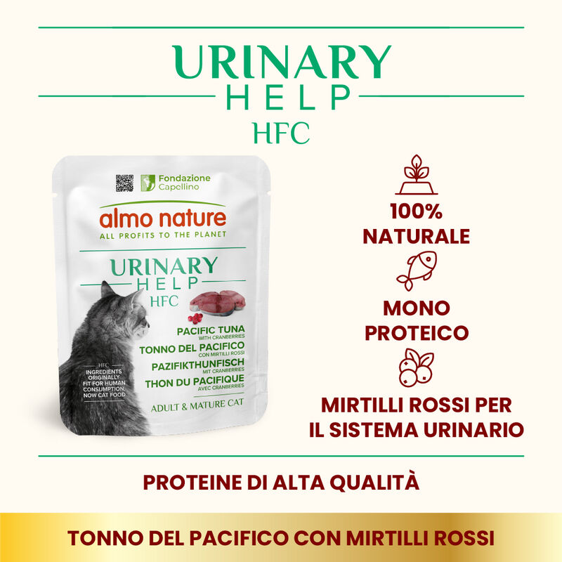 Almo HFC Urinary Help Tonno del Pacifico con Mirtilli 50 g