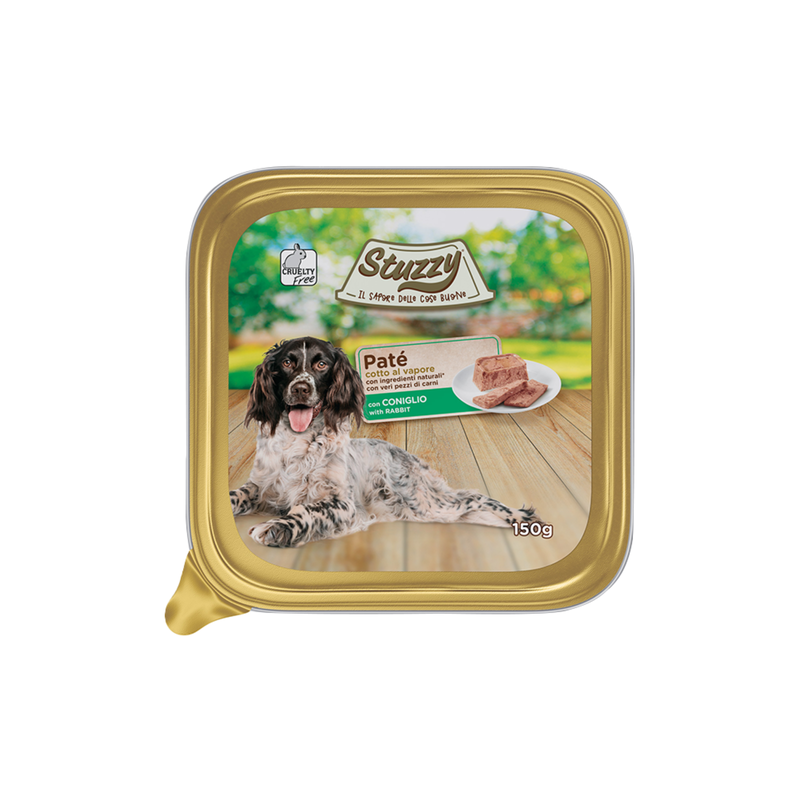 Stuzzy Dog Pat&eacute; con Coniglio 150 gr