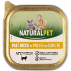 Naturalpet Cat Adult Paté con Pollo e Carote 100 gr image number 0