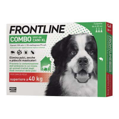 Frontline Combo Spot-On cane superiore a 40 kg 3 pipette