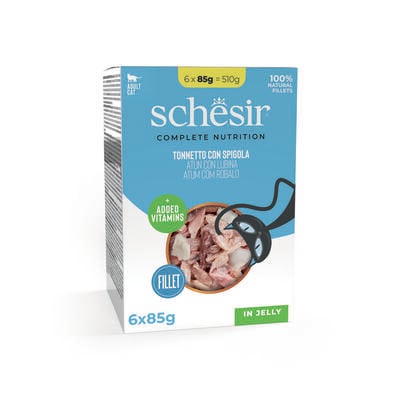Schesir Cat Tonnetto con Spigola Buste 6x85 gr