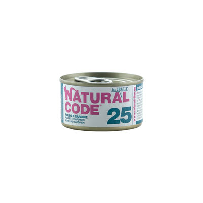 Natural Code Cat Adult Pollo e Sardine in Jelly 85 gr