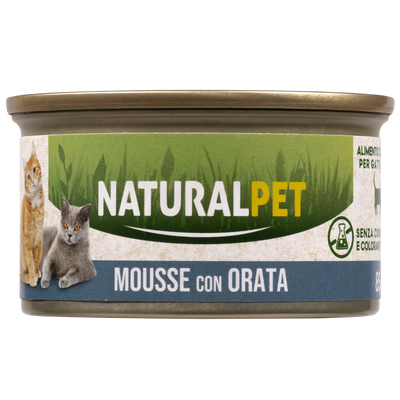 Naturalpet Cat Adult Mousse con Orata 85 gr