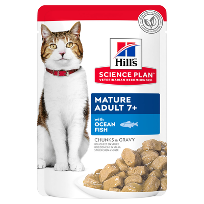 Hill's Science Plan Cat Mature Adult 7+ con Pesce Oceanico Bustina 85 gr.
