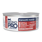 Monopro Cat Steril Trancetti manzo con zucca 70gr