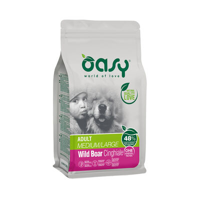 Oasy Dog Adult Medium Large One Animal Protein Cinghiale 2,5 Kg