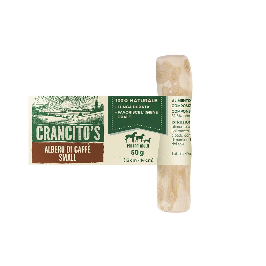 Crancito's Dog Adult Albero di caff&egrave; small 50gr 13-14 cm