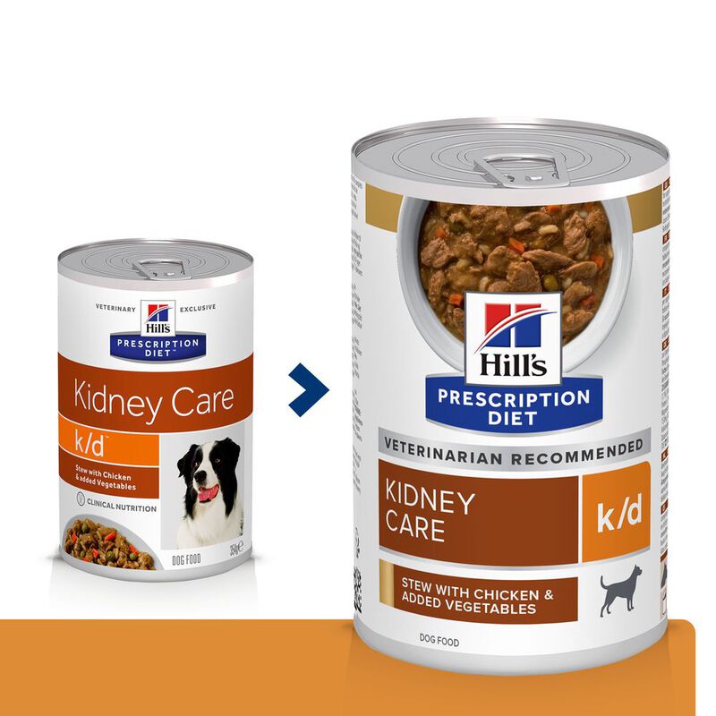 Hill's Prescription Diet Dog k/d spezzatino con pollo e verdure 354 gr