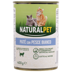 Naturalpet Cat Adult Paté Pesce Bianco  400 gr
