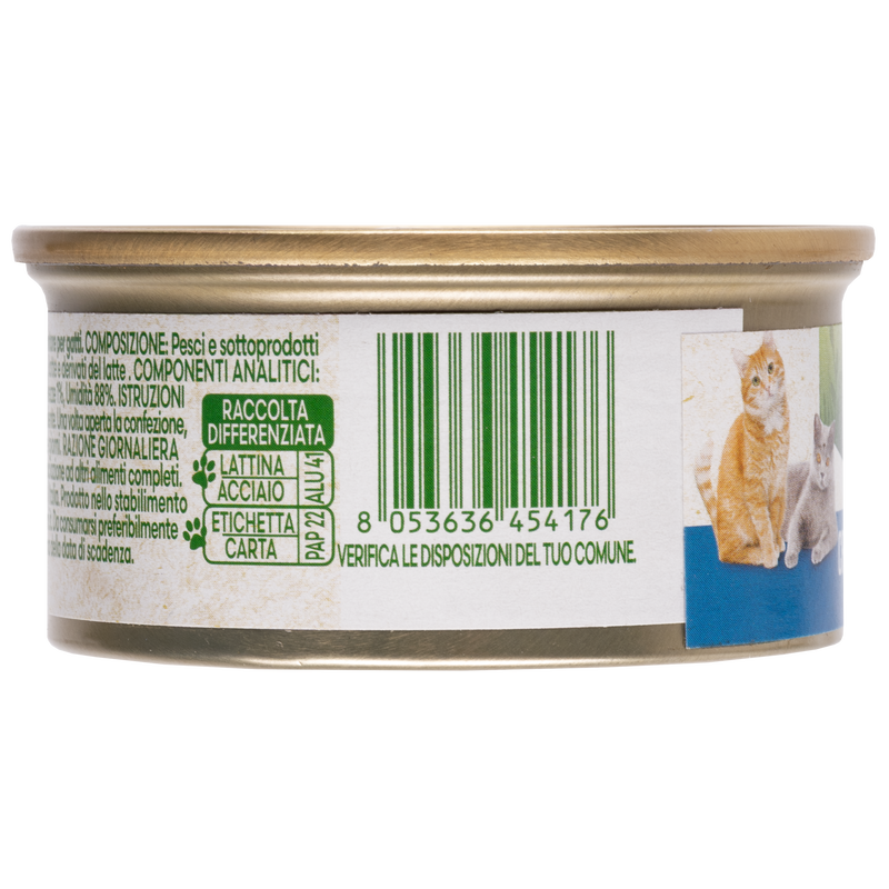 Naturalpet Cat Crema Tonno con Salmone 70g