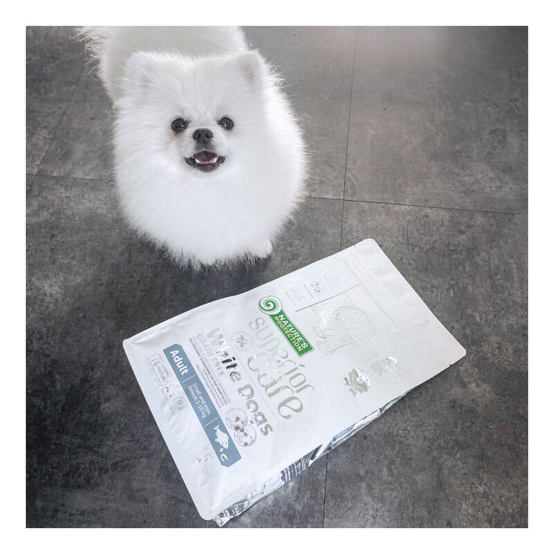Nature's Protection Superior Care Dog Adult Small & Mini White Coat Pesce bianco 1,5 kg