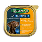 Naturalpet Dog Paté Monopro Quaglia 150 gr image number 0