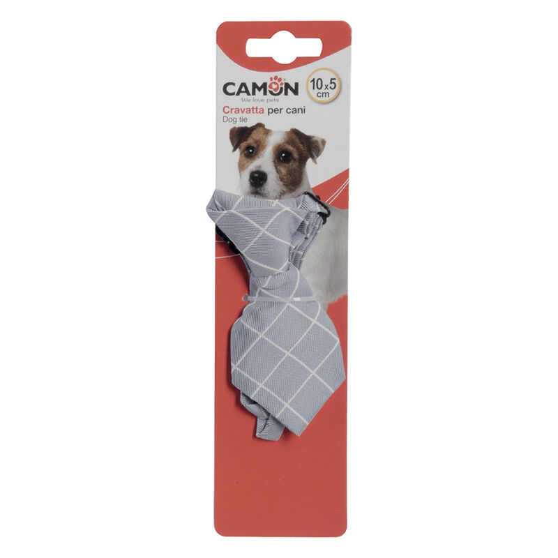 Camon Cravatta a quadri per cani 10x5cm