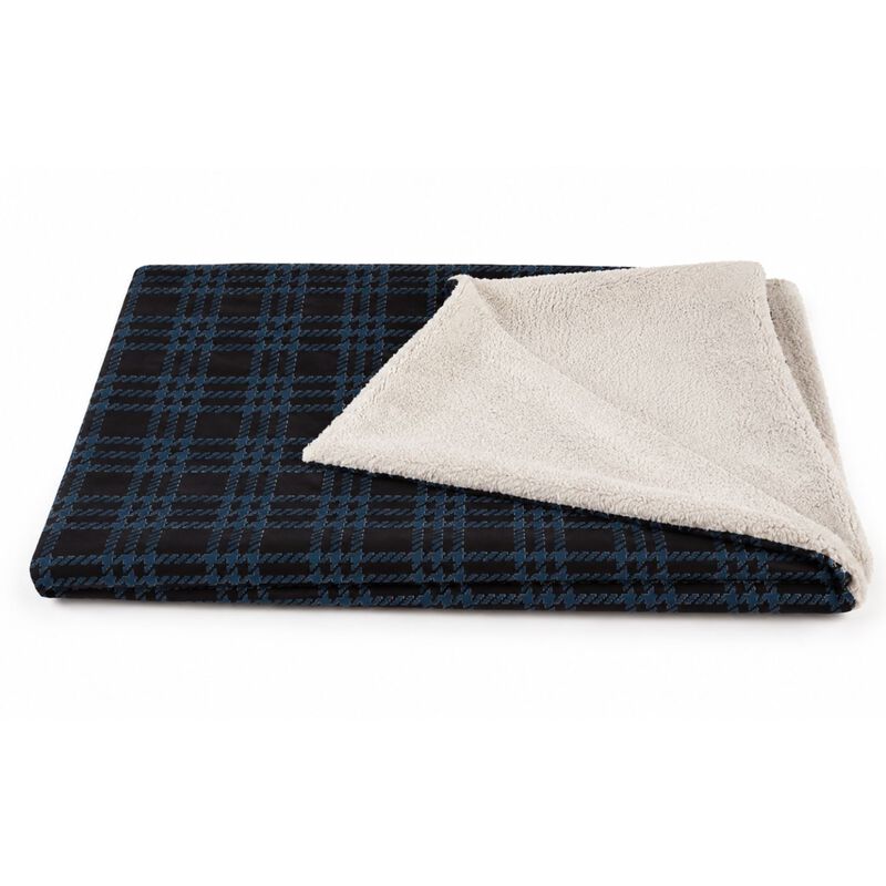 L'Isola dei Tesori Coperta per cani Scozzese Blu 87 x 67 cm