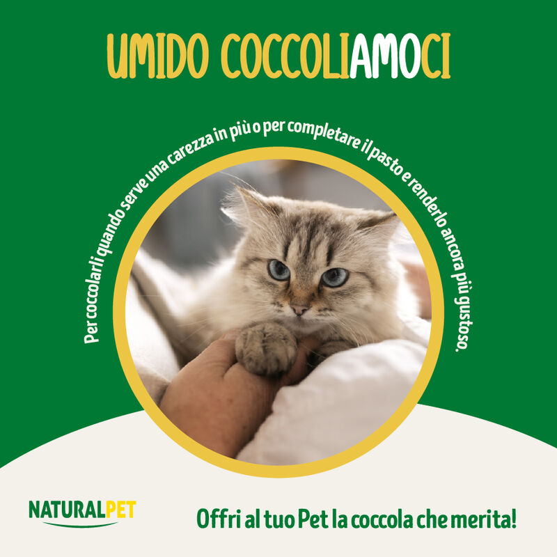 Naturalpet Cat Crema Pollo e Formaggio 70g