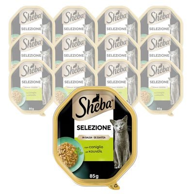 Sheba Cat Selezione in Salsa con Coniglio 85 gr