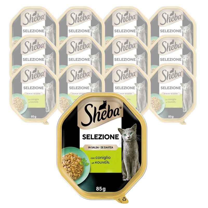 Sheba Cat Selezione in Salsa con Coniglio 85 gr