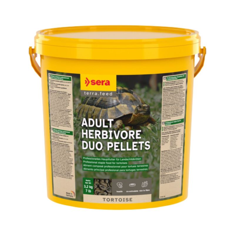 Sera Tortoise Adult Herbivore Duo Pellets 1 lt
