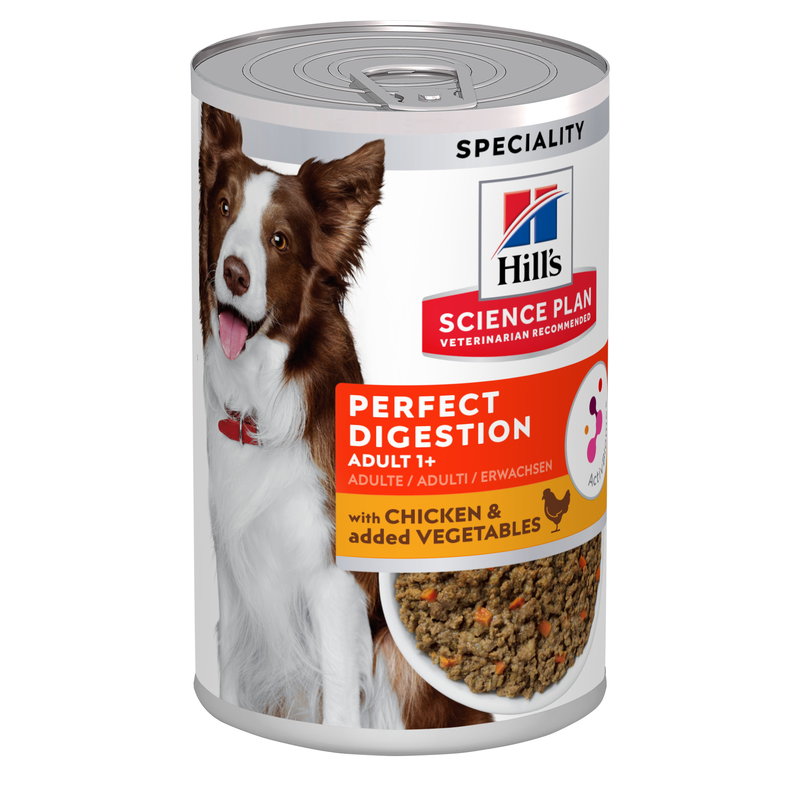 Hill's Science Plan Perfect Digestion Dog Adult 1+ con pollo e verdure 363 gr.