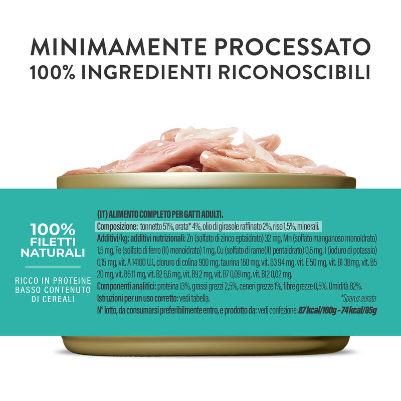 Schesir Cat Adult Tonno con orata jelly 85g
