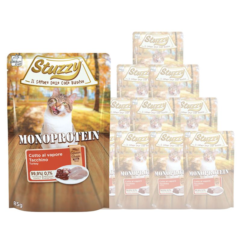 Stuzzy Cat Monoprotein Tacchino 85 gr