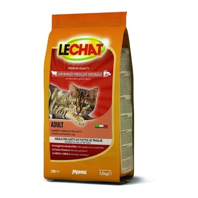 Le Chat gatti adulti con Manzo e ortaggi 1,5 kg