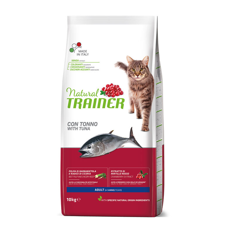 Natural Trainer Cat Adult con Tonno 10 kg