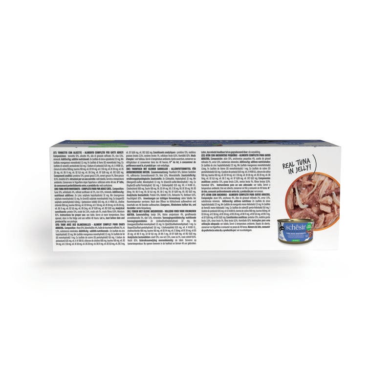 Schesir Cat Tonnetto con Alicette 6x85 gr Schesir Cat Tonnetto con Alicette 6x85 gr