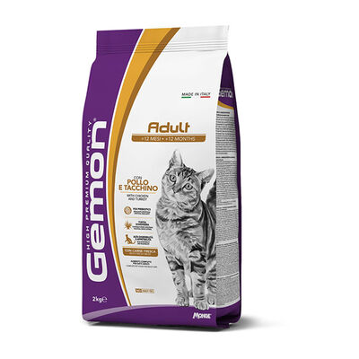 Gemon Cat Adult con Pollo e Tacchino 2 kg