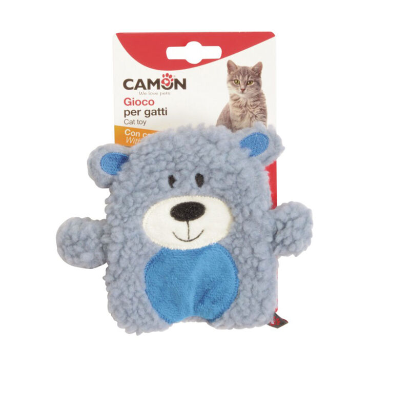 Camon Gioco per gatti orsetti con catnip 14 cm