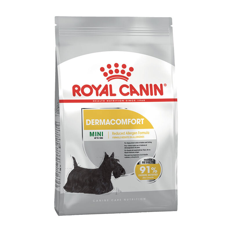 Royal Canin Dog Adult e Senior Mini Dermacomfort 3 kg