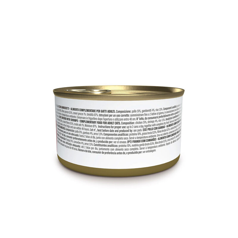 Schesir Cat Adult Pollo con gamberetti in brodo 70gr