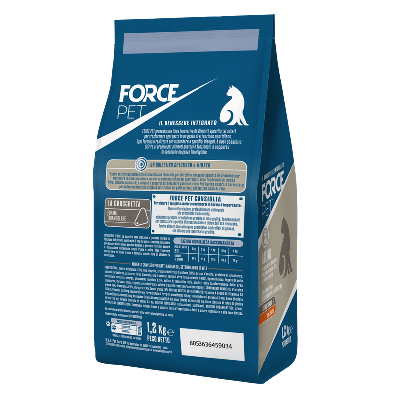 Forcepet Cat Senior 7+ anni Steril Ageing con anatra 1,2kg