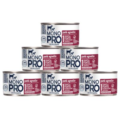 Monopro Dog Senior All Breeds Pat&eacute; di Agnello 150gr