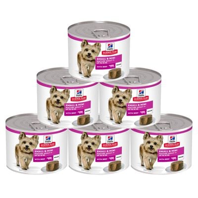 Hill's Science Plan Dog Mature Adult 7+ Small & Mini Mousse Manzo 200 gr