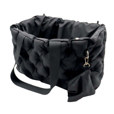Croci borsa trasportino per cani Pea Black 40x20x25 cm