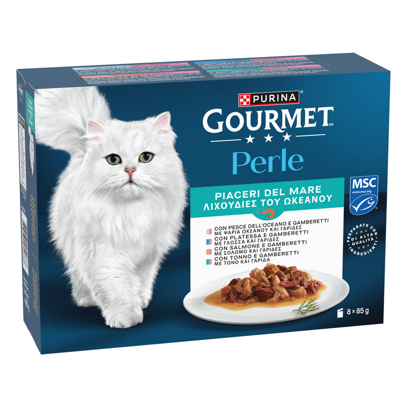 Gourmet Perle Cat Adult Piaceri del Mare 8 x 85 gr