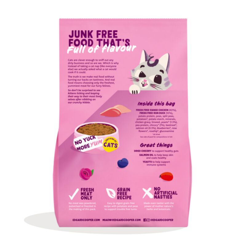 Edgard & Cooper Cat Kitten Anatra e Pollo 325 gr