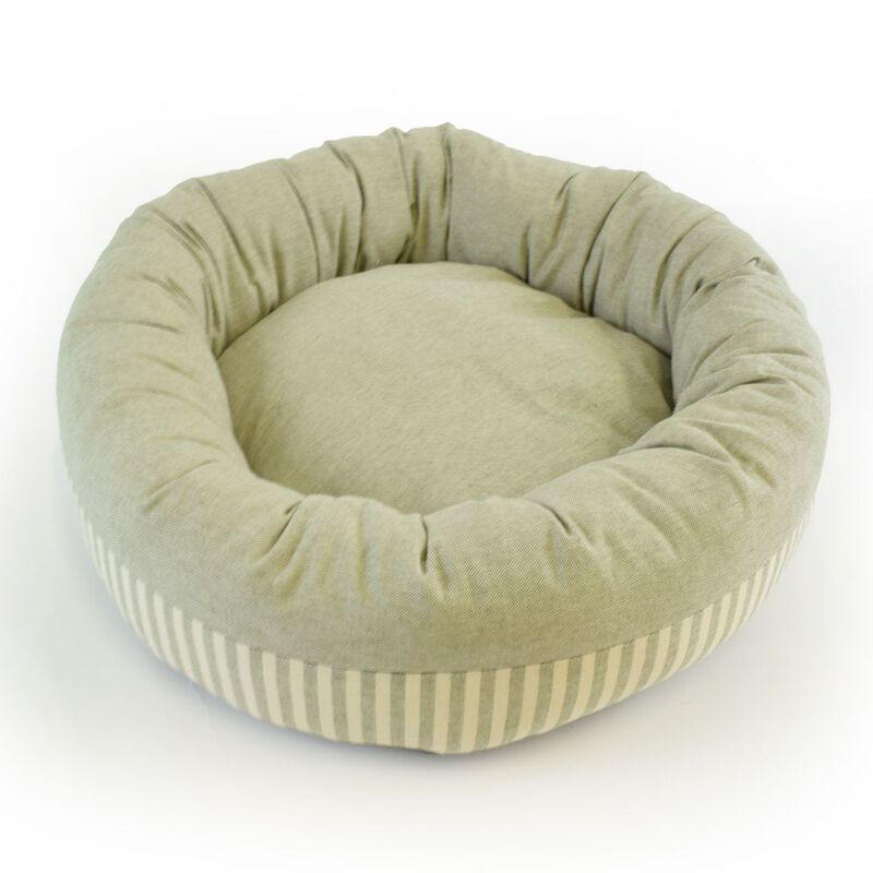 L'Isola dei Tesori Cuccia Ciambella righe verdi diam. 60 cm